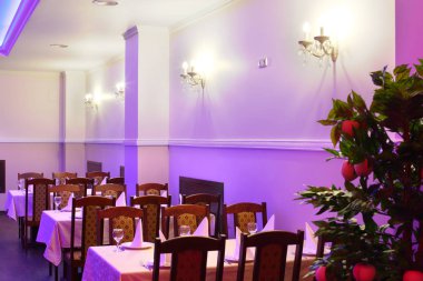 parlak renklerde Avrupa Restoran