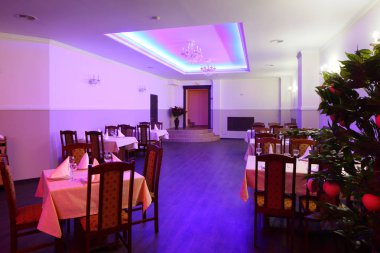 parlak renklerde Avrupa Restoran