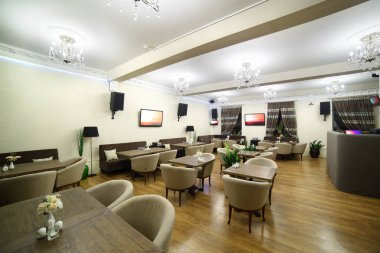 parlak renklerde Avrupa Restoran