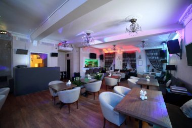 parlak renklerde Avrupa Restoran