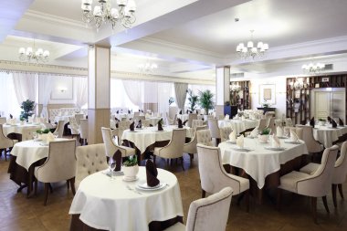 parlak renklerde Avrupa Restoran