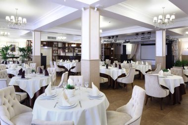 parlak renklerde Avrupa Restoran