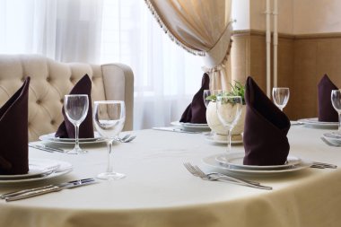 parlak renklerde Avrupa Restoran