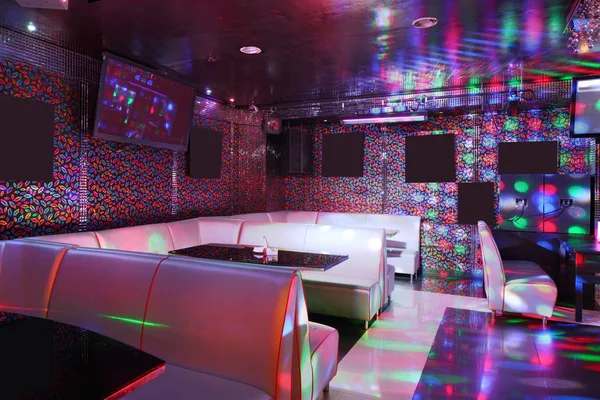 Beautiful european night club interior — Stock Photo, Image