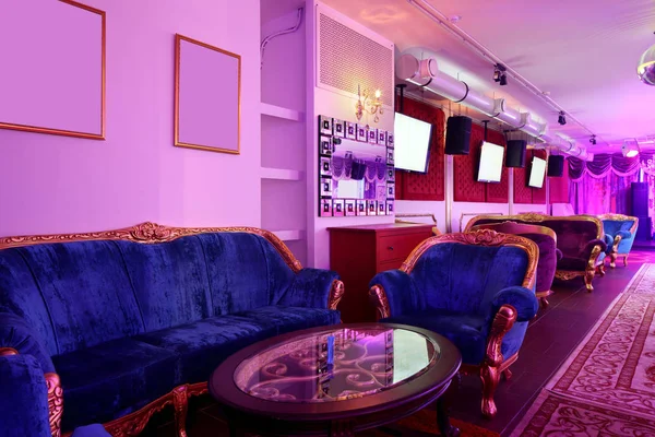 Beautiful european night club interior — Stock Photo, Image