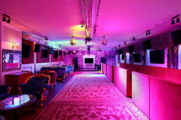 Beautiful european night club interior — Stock Photo, Image