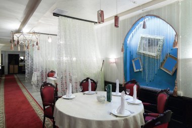 parlak renklerde Avrupa Restoran