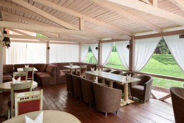 parlak renklerde Avrupa Restoran