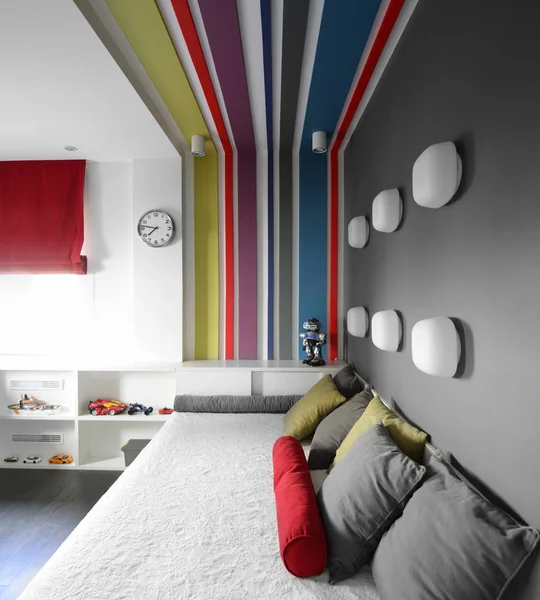 Intérieur coloré de la chambre des enfants — Photo