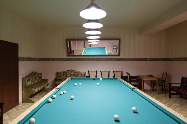 İç modern ve güzel Bilardo — Stok fotoğraf