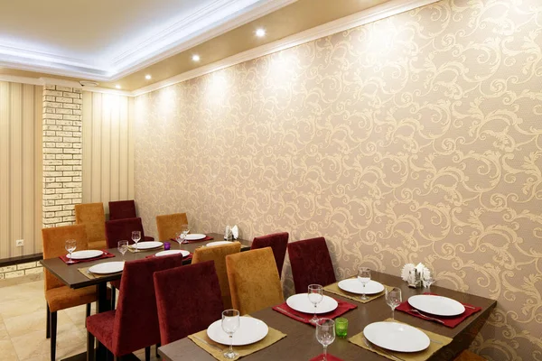 Europäisches Restaurant in hellen Farben — Stockfoto