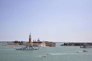 San Giorgio kilise Venedik İtalya dışında deniz ortasında