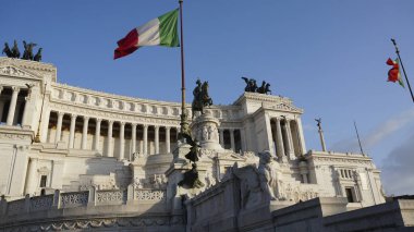 Il Vittoriano'ya piazza venezia, rome, İtalya