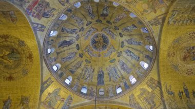 Dini Mozaik Resim St. Marco Kilisesi stajyer kubbe üzerine