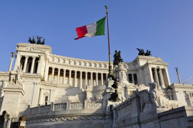 Il Vittoriano'ya piazza venezia, rome, İtalya