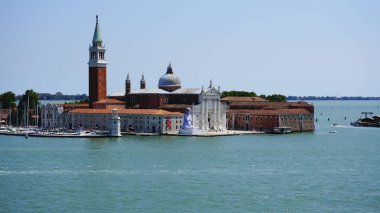 San Giorgio kilise Venedik İtalya dışında deniz ortasında