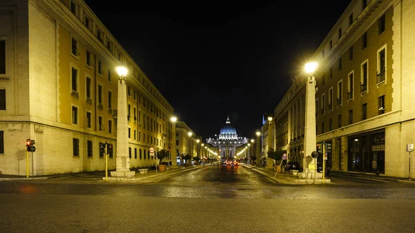 External Peter Basilica Square Rome Italy — Stock Photo, Image