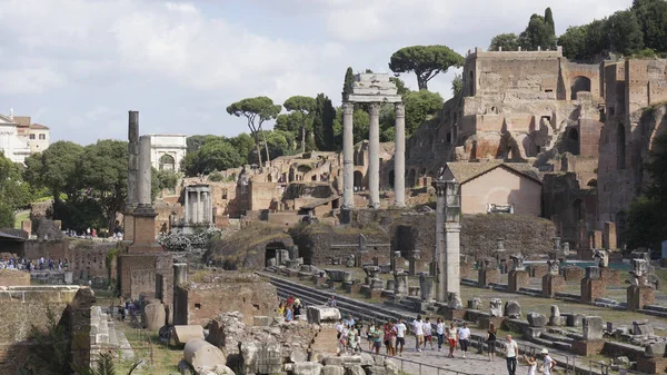 Colosseum Római Romok Róma Olaszország — Stock Fotó