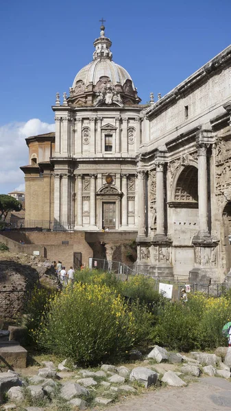 Colosseum Római Romok Róma Olaszország — Stock Fotó