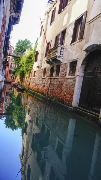 Escena acuática de Venecia Italia — Foto de Stock