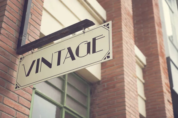 The vintage sign — Stock Photo, Image