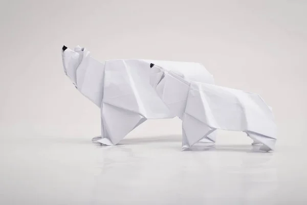 Origami di orso polare — Foto Stock