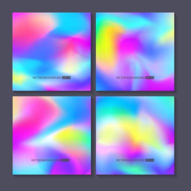 Renkli arka planlar ayarlayın. Vektör örgü şablonu.