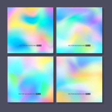 Renkli arka planlar ayarlayın. Vektör örgü şablonu.