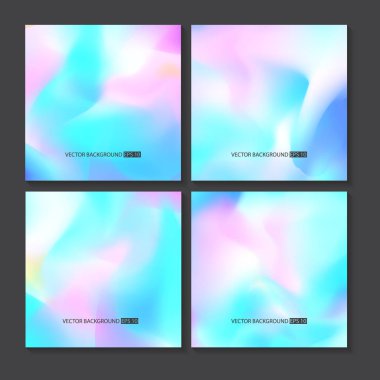 Renkli arka planlar ayarlayın. Vektör örgü şablonu.