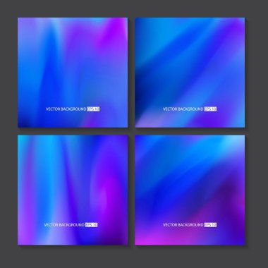 Renkli arka planlar ayarlayın. Vektör örgü şablonu.