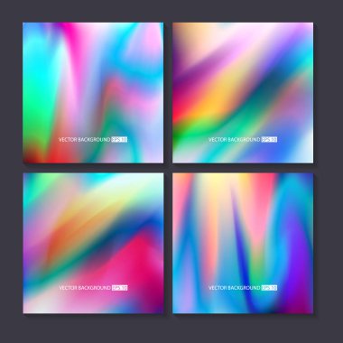 Renkli arka planlar ayarlayın. Vektör örgü şablonu.