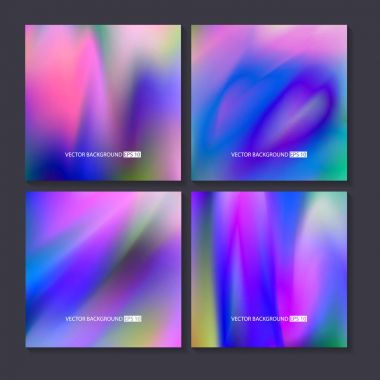 Renkli arka planlar ayarlayın. Vektör örgü şablonu.