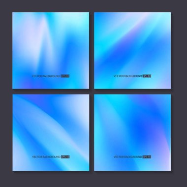 Renkli arka planlar ayarlayın. Vektör örgü şablonu.