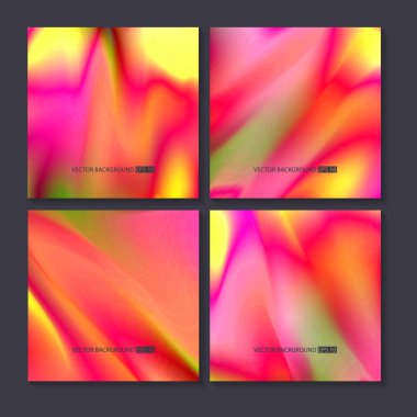 Renkli arka planlar ayarlayın. Vektör örgü şablonu.