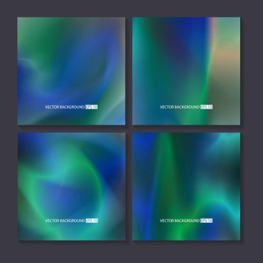 Renkli arka planlar ayarlayın. Vektör örgü şablonu.