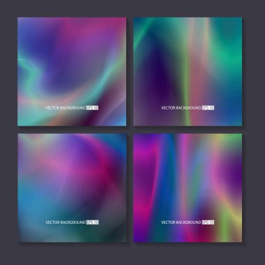 Renkli arka planlar ayarlayın. Vektör örgü şablonu.