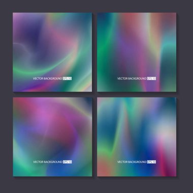 Renkli arka planlar ayarlayın. Vektör örgü şablonu.