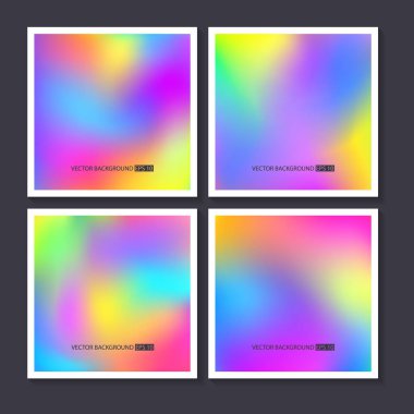 Renkli arka planlar ayarlayın. Vektör örgü şablonu.