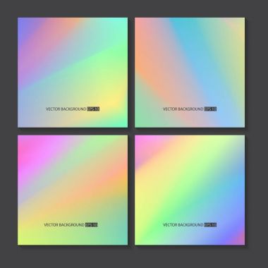 Renkli arka planlar ayarlayın. Vektör örgü şablonu.