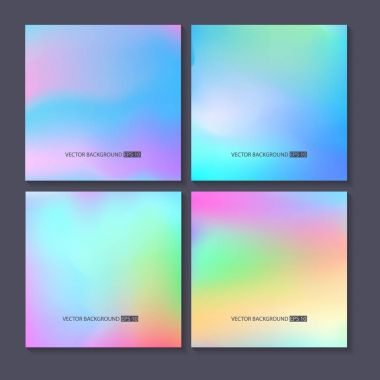 Renkli arka planlar ayarlayın. Vektör örgü şablonu.