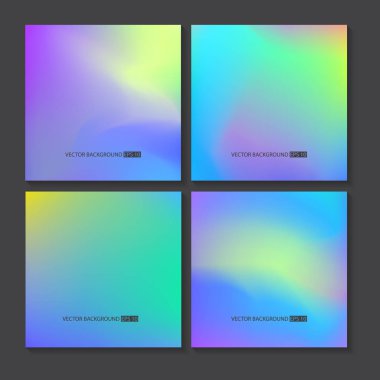 Renkli arka planlar ayarlayın. Vektör örgü şablonu.