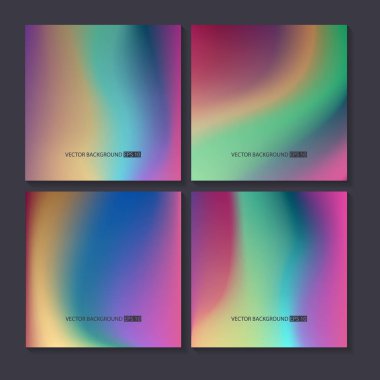 Renkli arka planlar ayarlayın. Vektör örgü şablonu.