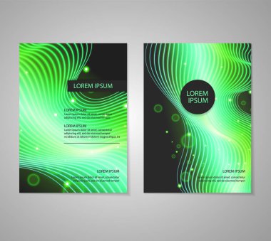 Renkli arka plan ile broşür el ilanı düzenleri