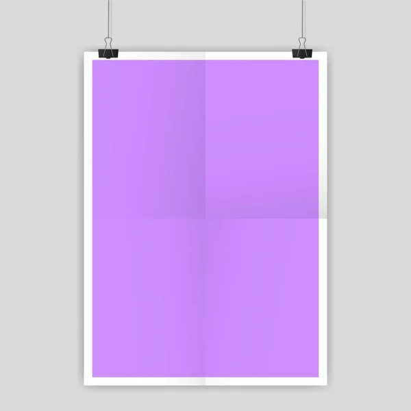 Vertical paper, size of A4 — Stock Vector