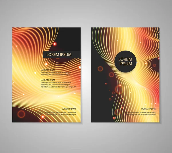 Renkli arka plan ile broşür el ilanı düzenleri