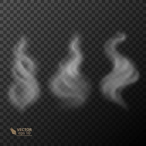 Set de humo transparente Ilustraciones De Stock Sin Royalties Gratis