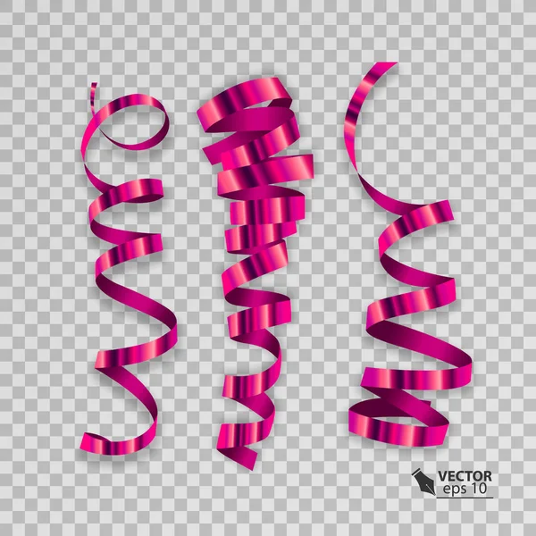Conjunto de cintas de colores para su diseño — Vector de stock