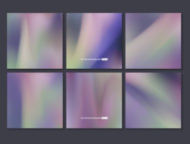 Renkli arka planlar ayarlayın. Vektör örgü şablonu.