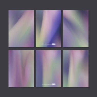 Renkli arka planlar ayarlayın. Vektör örgü şablonu.