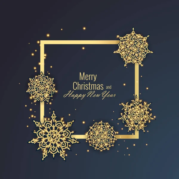 Neşeli Noel ve mutlu yeni yıl 2018 tebrik kartı, vektör çizim